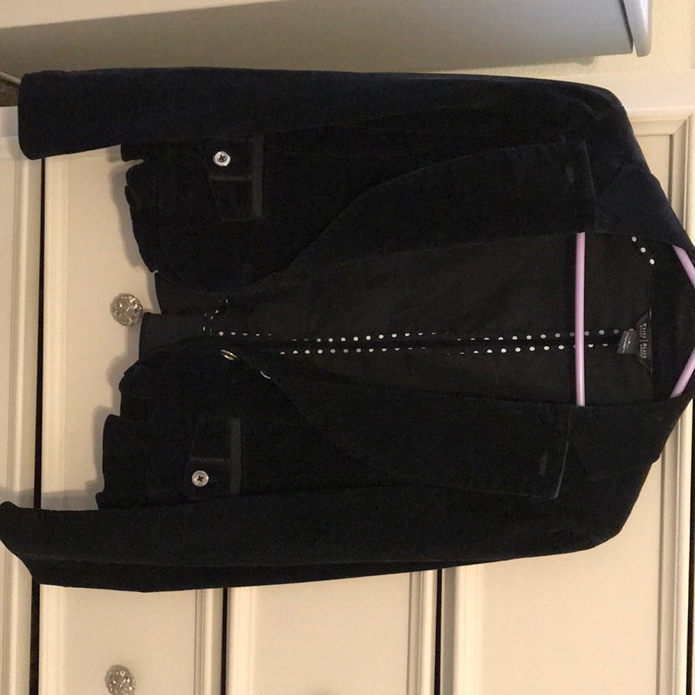 Black corduroy White House Black market jacket